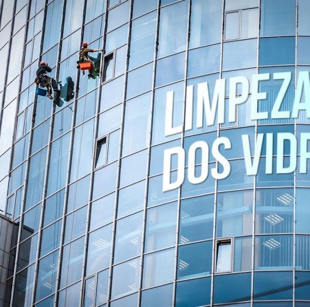 Limpeza dos vidros